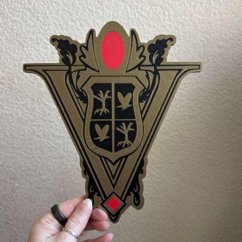 Twilight Saga Volturi Crest 3D Printed